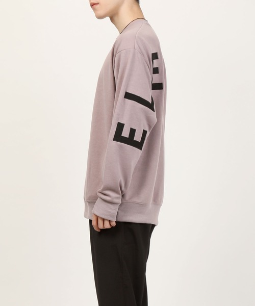 TopIsm（トップイズム）の「【2021 】ワイドシルエット バックロゴ入り スウェット（Tシャツ/カットソー・メンズ・ベージュ/アイボリー/ブラック/グレー系その他・L/LL/M）」の6枚目の写真