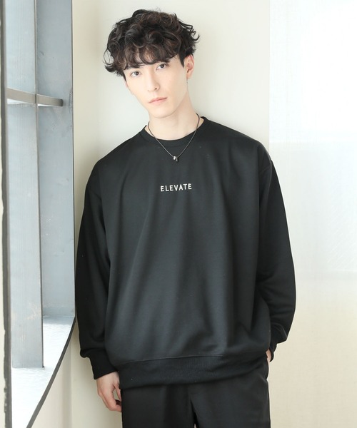 TopIsm（トップイズム）の「【2021 】ワイドシルエット バックロゴ入り スウェット（Tシャツ/カットソー・メンズ・ベージュ/アイボリー/ブラック/グレー系その他・L/LL/M）」の10枚目の写真