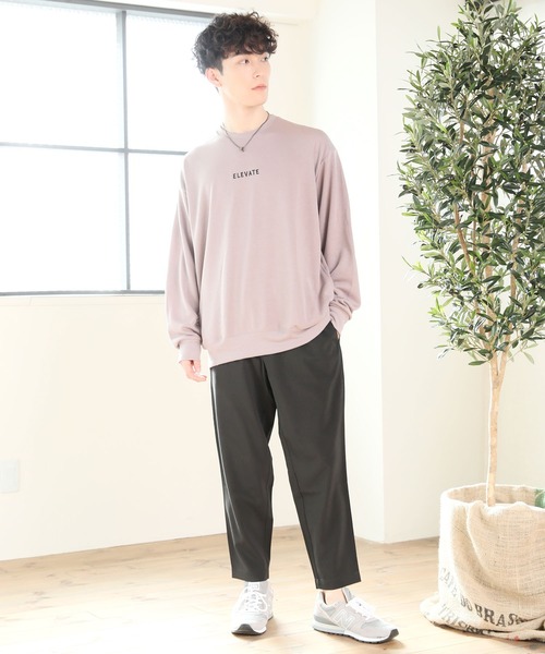 TopIsm（トップイズム）の「【2021 】ワイドシルエット バックロゴ入り スウェット（Tシャツ/カットソー・メンズ・ベージュ/アイボリー/ブラック/グレー系その他・L/LL/M）」の13枚目の写真