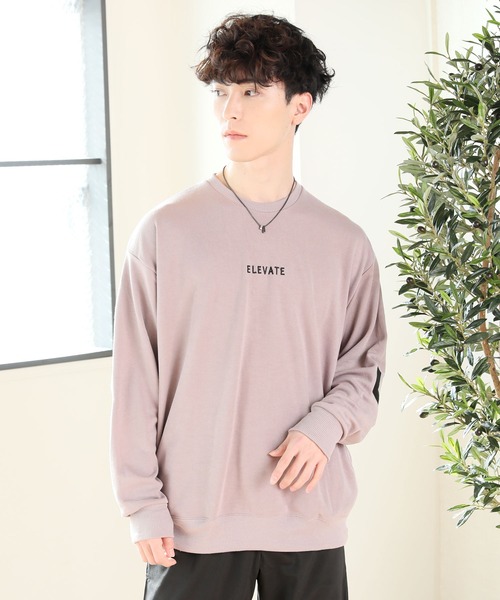 TopIsm（トップイズム）の「【2021 】ワイドシルエット バックロゴ入り スウェット（Tシャツ/カットソー・メンズ・ベージュ/アイボリー/ブラック/グレー系その他・L/LL/M）」の12枚目の写真