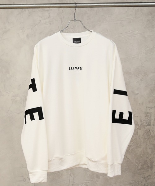 TopIsm（トップイズム）の「【2021 】ワイドシルエット バックロゴ入り スウェット（Tシャツ/カットソー・メンズ・ベージュ/アイボリー/ブラック/グレー系その他・L/LL/M）」の16枚目の写真