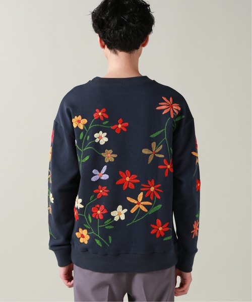 niche.（ニッチ）の「【niche. / ニッチ】Flower Embroidery クルーネックスウェット-ALL Over（スウェット・メンズ・ダークブルー・X-LARGE/MEDIUM/LARGE）」の10枚目の写真