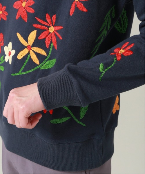 niche.（ニッチ）の「【niche. / ニッチ】Flower Embroidery クルーネックスウェット-ALL Over（スウェット・メンズ・ダークブルー・X-LARGE/MEDIUM/LARGE）」の7枚目の写真