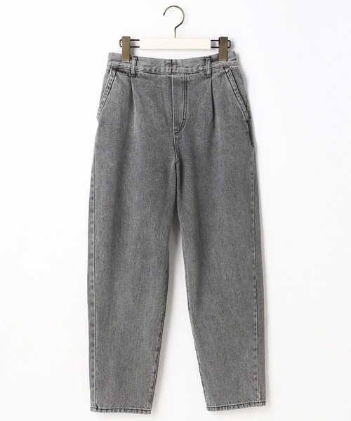 179/WG(イチナナキュウダブルジー)の「テーパードデニムパンツ(デニムパンツ・レディース・オフホワイト/ライトグレー・MEDIUM)」の9枚目の写真