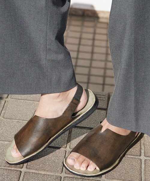 BRADOR（ブラドール）の「BRADOR/ブラドール MENS LEATHER SANDALS 46
