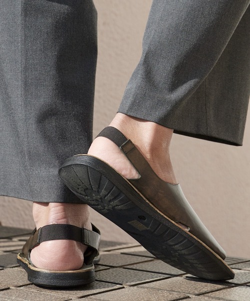 BRADOR（ブラドール）の「BRADOR/ブラドール MENS LEATHER SANDALS 46