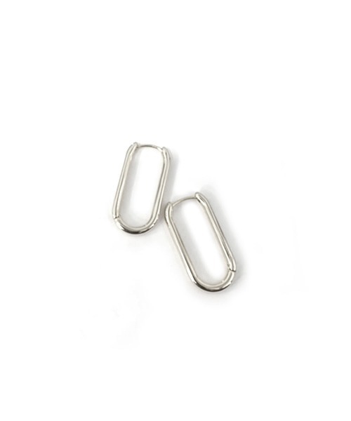 marjour（マージュール）の「VERTICAL HOOP PIERCE（ピアス（両耳用）・レディース・シルバー/ゴールド・FREE）」の11枚目の写真