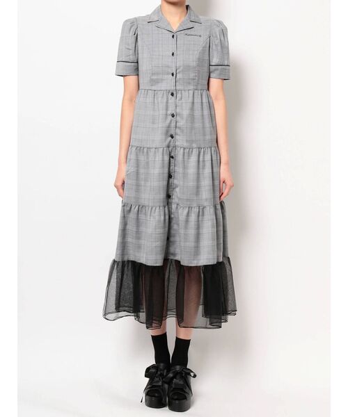 EATME（イートミー）の「ヘムチュールマキシワンピース【ティアード】（ワンピース・レディース・ブラック/ピンク/その他1・SMALL/MEDIUM）」の15枚目の写真