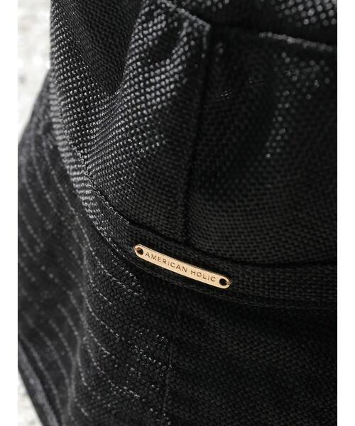 AMERICAN HOLIC（アメリカンホリック）の「シートハット ＊（ハット・レディース・ブラック/ベージュ/ナチュラル・FREE）」の10枚目の写真