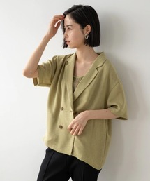 LOWRYS FARM | メッシュＷジャケシャツＳＳ　943182(シャツ/ブラウス)