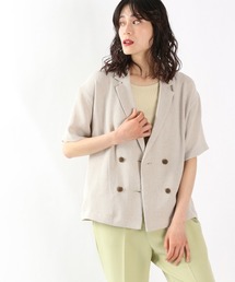 LOWRYS FARM | メッシュＷジャケシャツＳＳ　943182(シャツ/ブラウス)