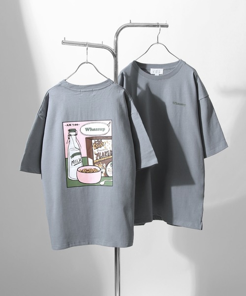 TIMELY WARNING（タイムリーワーニング）の「アソートプリントBIGTシャツ（Tシャツ/カットソー・メンズ・ブラック系7/ミント/ホワイト系3/ブルー系/ピンク系4/ホワイト系6/グリーン系3/ブルー系2/ホワイト系/ブルー系8/グリーン系5/グリーン系7/ブラック系8/ブラック/ブラック系2/ピンク系1/ホワイト系4/ホワイト系5/ホワイト系1/ブルー系6・MEDIUM/LARGE/X-LARGE）」の16枚目の写真