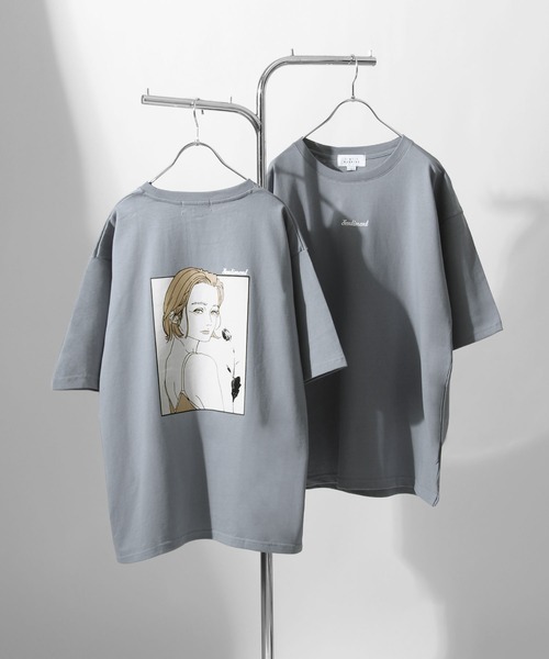 TIMELY WARNING（タイムリーワーニング）の「アソートプリントBIGTシャツ（Tシャツ/カットソー・メンズ・ブラック系7/ミント/ホワイト系3/ブルー系/ピンク系4/ホワイト系6/グリーン系3/ブルー系2/ホワイト系/ブルー系8/グリーン系5/グリーン系7/ブラック系8/ブラック/ブラック系2/ピンク系1/ホワイト系4/ホワイト系5/ホワイト系1/ブルー系6・MEDIUM/LARGE/X-LARGE）」の17枚目の写真