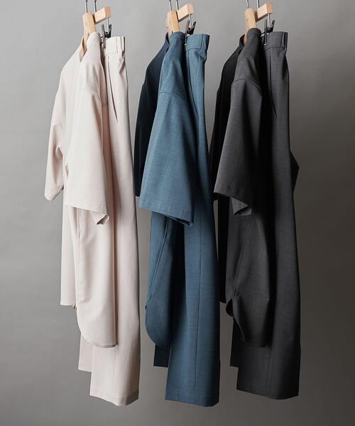 ビューティーアンドユース　バンドカラーシャツ＆イージーパンツ　セットアップ BEAUTY&YOUTH UNITED ARROWS（ビューティーアンドユース