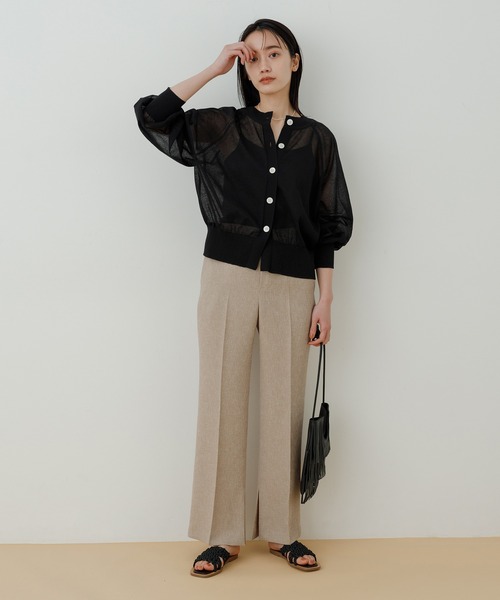 ADAM ET ROPE'（アダムエロペ）の「マクラメフラットサンダル（サンダル・レディース・ブラック/ベージュ/オフホワイト・23.5cm/24.5cm/23.0cm/24.0cm）」の11枚目の写真