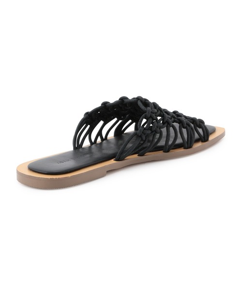 ADAM ET ROPE'（アダムエロペ）の「マクラメフラットサンダル（サンダル・レディース・ブラック/ベージュ/オフホワイト・23.5cm/24.5cm/23.0cm/24.0cm）」の15枚目の写真