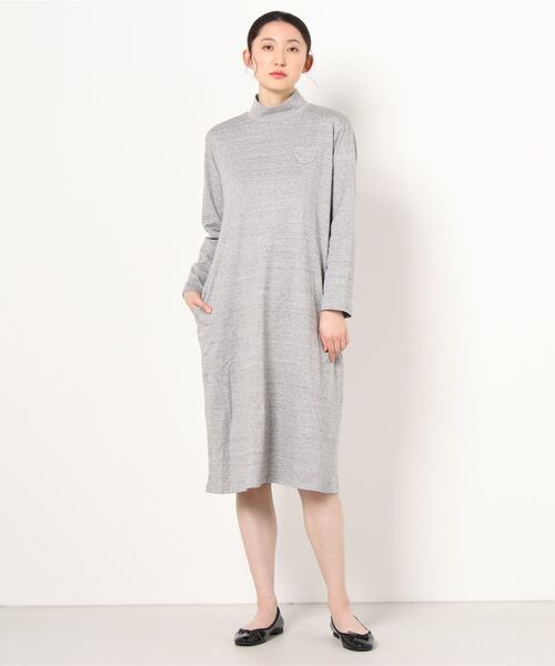 MUVEIL(ミュベール)の「MUVEIL/ハートパッチワンピース(ワンピース・レディース・グレー・38)」の3枚目の写真