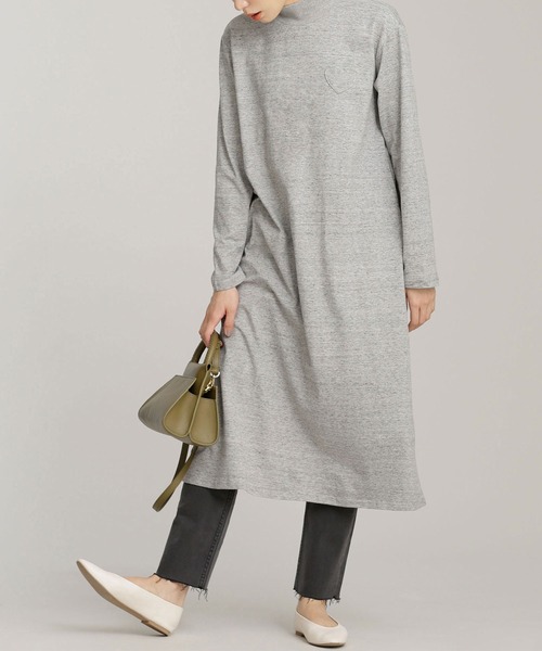 MUVEIL(ミュベール)の「MUVEIL/ハートパッチワンピース(ワンピース・レディース・グレー・38)」の7枚目の写真