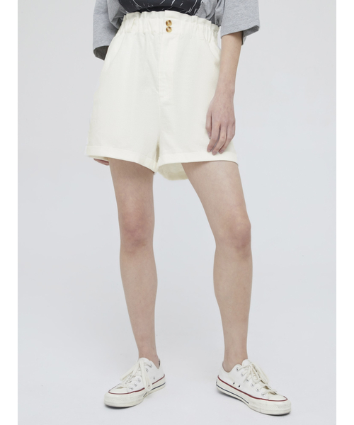 GAP(ギャップ)の「リネン混 ストレート カジュアルショートパンツ(その他パンツ・レディース・ホワイト/ブラウン/グリーン・0/2/00/000/4/6/8)」の18枚目の写真