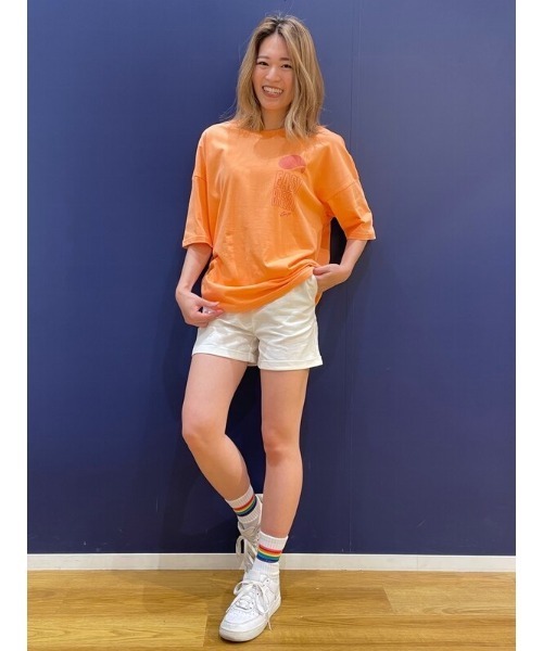 GAP(ギャップ)の「リネン混 ストレート カジュアルショートパンツ(その他パンツ・レディース・ホワイト/ブラウン/グリーン・0/2/00/000/4/6/8)」の7枚目の写真