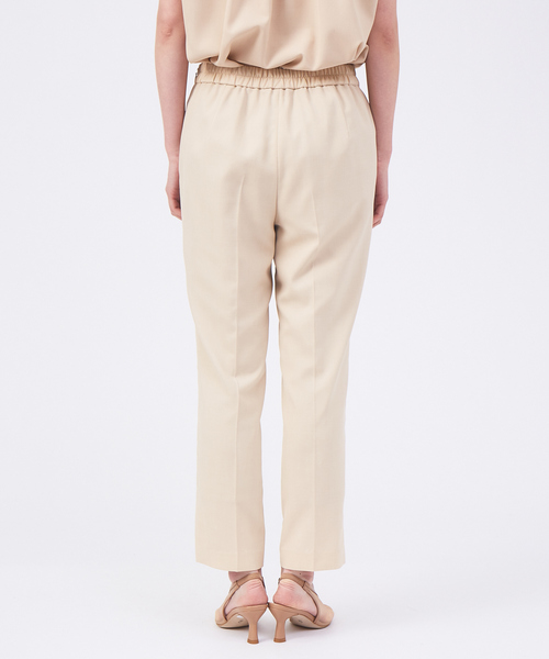 qualite(カリテ)の「【セットアップ対応】シャドーチェックパンツ(スラックス・レディース・ベージュ/チャコールグレー・36/40/34/38)」の5枚目の写真