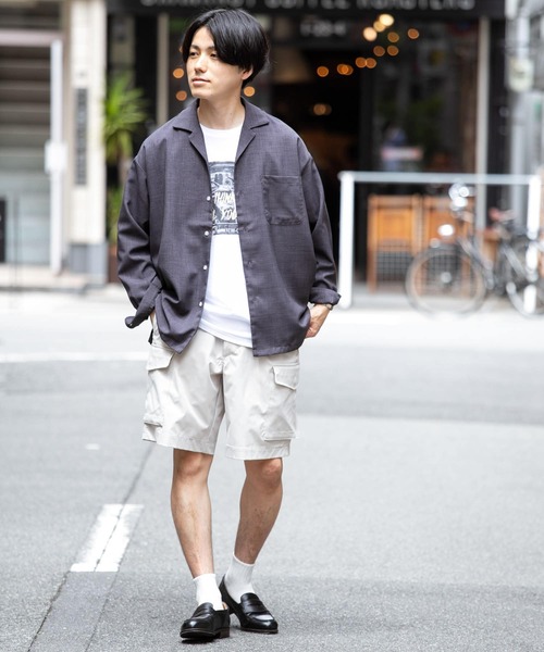 ITEMS URBANRESEARCH（アイテムズ アーバンリサーチ）の「ポリストレッチカーゴショートパンツ（その他パンツ・メンズ・ブラック/カーキ/ベージュ・MEDIUM/LARGE）」の13枚目の写真
