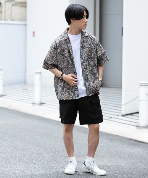 ITEMS URBANRESEARCH（アイテムズ アーバンリサーチ）の「ポリストレッチカーゴショートパンツ（その他パンツ・メンズ・ブラック/カーキ/ベージュ・MEDIUM/LARGE）」の19枚目の写真