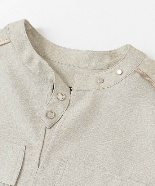 KBF+（ケービーエフプラス）の「KBF+　ショートスリーブUTILITYワンピース（ワンピース・レディース・ブラック/ベージュ/オリーブ・ONE）」の21枚目の写真