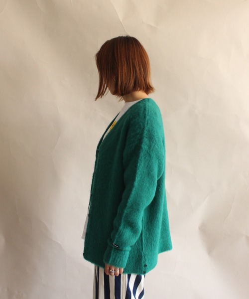 MANASTASH（マナスタッシュ）の「MANASTASH/マナスタッシュ　W's ABERDEEN KURTIGAN '21　ウィメンズ　アバディーン　カーディガン21（ニット/セーター・レディース・ブラック/ベージュ/グリーン/パープル・MEDIUM）」の8枚目の写真