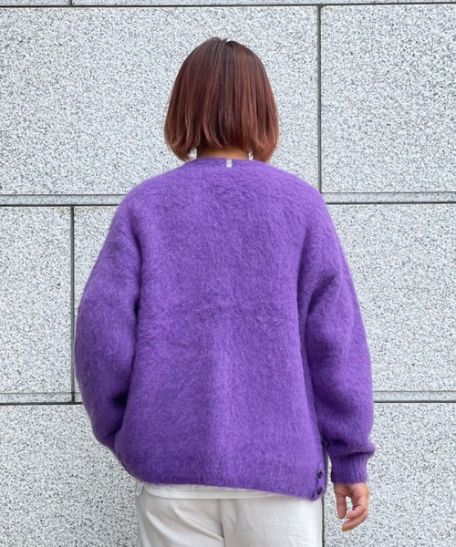 MANASTASH（マナスタッシュ）の「MANASTASH/マナスタッシュ　W's ABERDEEN KURTIGAN '21　ウィメンズ　アバディーン　カーディガン21（ニット/セーター・レディース・ブラック/ベージュ/グリーン/パープル・MEDIUM）」の13枚目の写真