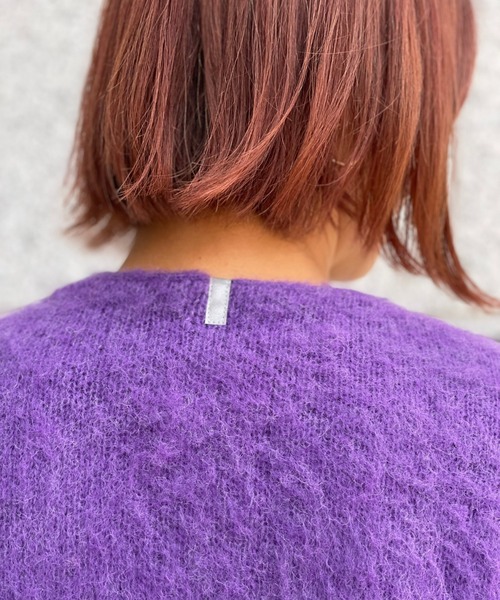 MANASTASH（マナスタッシュ）の「MANASTASH/マナスタッシュ　W's ABERDEEN KURTIGAN '21　ウィメンズ　アバディーン　カーディガン21（ニット/セーター・レディース・ブラック/ベージュ/グリーン/パープル・MEDIUM）」の14枚目の写真