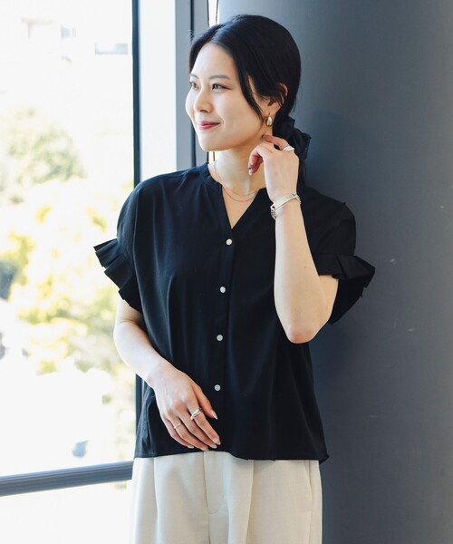 Beams Heart スキッパーネック カットソー シャツ ブラウス Beams Heart ビームスハート のファッション通販 Zozotown