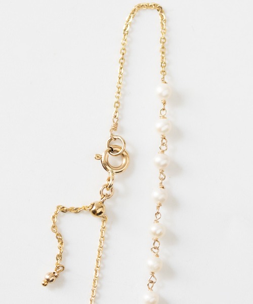 JUICY ROCK（ジューシーロック）の「K14gold-filled 淡水パールブレスレット2（ブレスレット・レディース・ゴールド・ONE SIZE）」の2枚目の写真