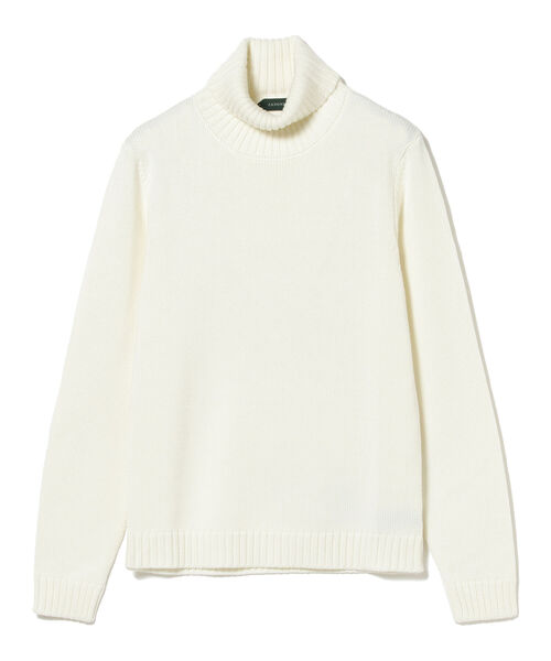 ZANONE（ザノーネ）の「ZANONE / 別注 5ゲージ タートルネックニット（ニット/セーター・メンズ・パープル/ホワイト/ブラック/ブルー系その他3/ダークブラウン・46/48/52/50/44）」の16枚目の写真