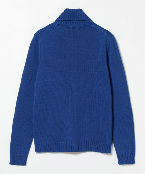 ZANONE（ザノーネ）の「ZANONE / 別注 5ゲージ タートルネックニット（ニット/セーター・メンズ・パープル/ホワイト/ブラック/ブルー系その他3/ダークブラウン・46/48/52/50/44）」の9枚目の写真