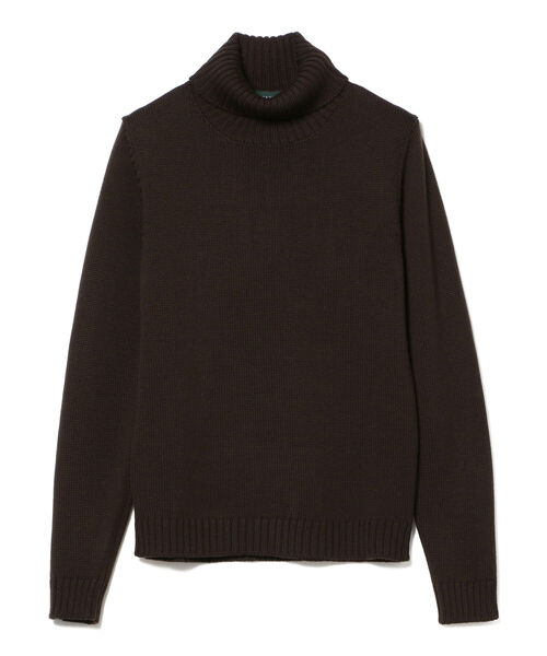 ZANONE（ザノーネ）の「ZANONE / 別注 5ゲージ タートルネックニット（ニット/セーター・メンズ・パープル/ホワイト/ブラック/ブルー系その他3/ダークブラウン・46/48/52/50/44）」の6枚目の写真