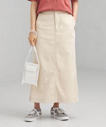 green label relaxing（グリーンレーベルリラクシング）の「コットン ツイル タイト スカート（スカート）」