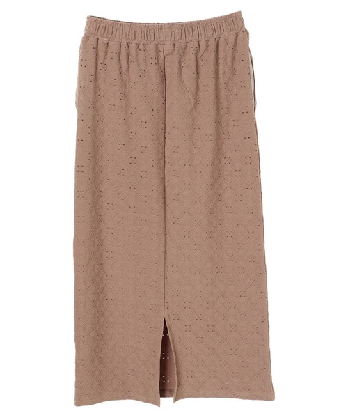 earth music&ecology（アースミュージックアンドエコロジー）の「【WEB限定】カットレースタイトスカート ＊（スカート・レディース・ブラック/ブラウン/ピンク/アイボリー・FREE）」の14枚目の写真