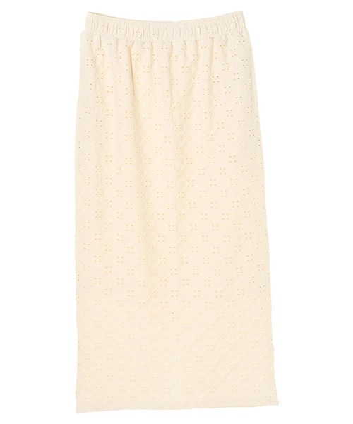 earth music&ecology（アースミュージックアンドエコロジー）の「【WEB限定】カットレースタイトスカート ＊（スカート・レディース・ブラック/ブラウン/ピンク/アイボリー・FREE）」の18枚目の写真