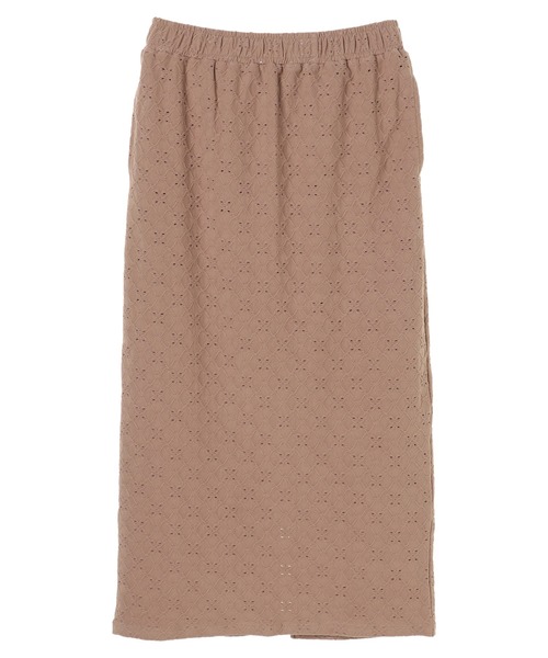 earth music&ecology（アースミュージックアンドエコロジー）の「【WEB限定】カットレースタイトスカート ＊（スカート・レディース・ブラック/ブラウン/ピンク/アイボリー・FREE）」の21枚目の写真