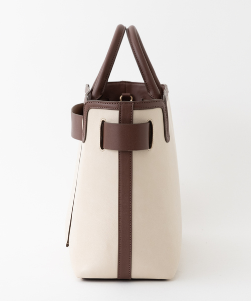 LOWELL things（ロウェル　シングス）の「★【WEB限定】２WAYオープントートミニ（トートバッグ・レディース・ブラック/アイボリー/ブラウン/ライトグレー/オフホワイト/オレンジ系その他/ベージュ系その他/ブラック系その他・フリー）」の21枚目の写真