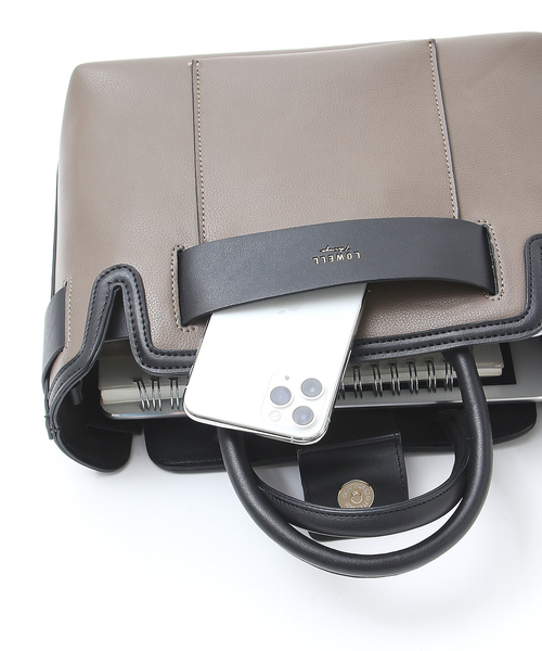 LOWELL things（ロウェル　シングス）の「★【WEB限定】２WAYオープントートミニ（トートバッグ・レディース・ブラック/アイボリー/ブラウン/ライトグレー/オフホワイト/オレンジ系その他/ベージュ系その他/ブラック系その他・フリー）」の12枚目の写真