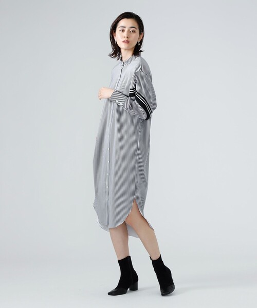 CAST:（キャストコロン）の「ストライプロングワンピース（ワンピース・レディース・ネイビー・S/M）」の9枚目の写真