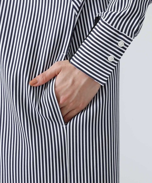 CAST:（キャストコロン）の「ストライプロングワンピース（ワンピース・レディース・ネイビー・S/M）」の10枚目の写真