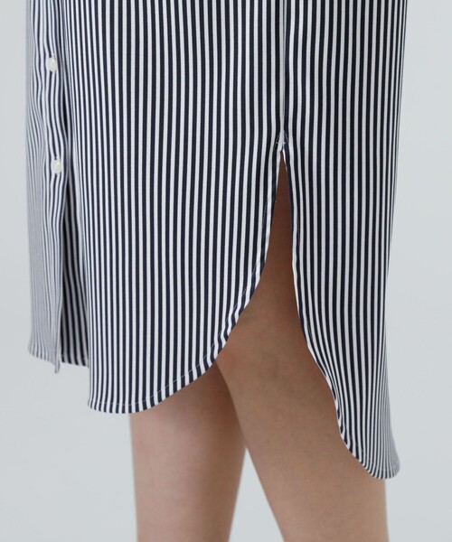 CAST:（キャストコロン）の「ストライプロングワンピース（ワンピース・レディース・ネイビー・S/M）」の7枚目の写真