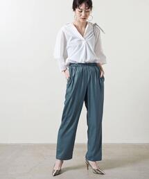 UNITED ARROWS | ＜UNITED ARROWS＞レザーライク イージーパンツ B(その他パンツ)