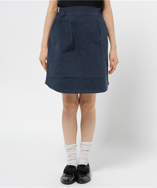 Kastane（カスタネ）の「【Kastane】台形タックミニスカート（スカート・レディース・グレー/ホワイト/ボルドー/ダークブルー・FREE）」の14枚目の写真