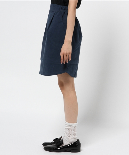 Kastane（カスタネ）の「【Kastane】台形タックミニスカート（スカート・レディース・グレー/ホワイト/ボルドー/ダークブルー・FREE）」の15枚目の写真