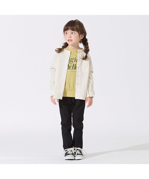 BREEZE(ブリーズ)の「スタンダードシャツ(シャツ/ブラウス・キッズ・グレー/オフホワイト/ストライプ/ブルー・100/110/120/90/150/130/140)」の5枚目の写真