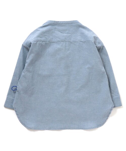 BREEZE(ブリーズ)の「スタンダードシャツ(シャツ/ブラウス・キッズ・グレー/オフホワイト/ストライプ/ブルー・100/110/120/90/150/130/140)」の20枚目の写真